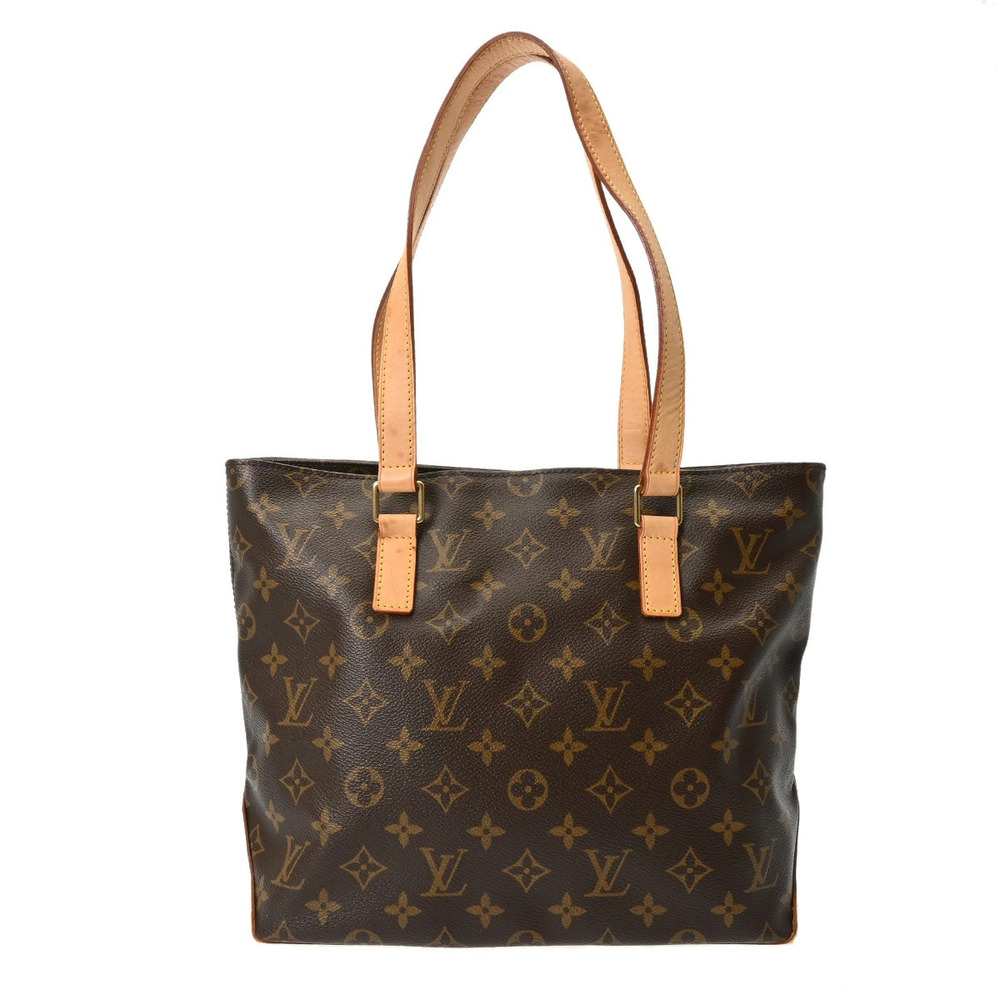 LOUIS VUITTON Monogram Cabas Piano Brown Canvas Tote Bag